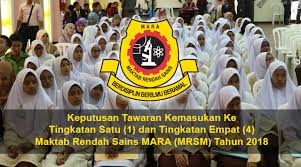 Semakan keputusan ukkm / tawaran kemasukan ke tingkatan 1 dan 4 mrsm sesi 2021 boleh disemak secara berperingkat mulai rabu, 10 mac 2021. Keputusan Tawaran Kemasukan Ke Tingkatan Satu 1 Dan Tingkatan Empat 4 Maktab Rendah Sains Mara Mrsm