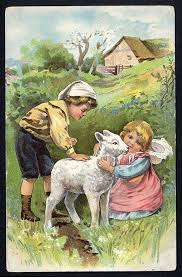Dentist Office Trade Card 1880 Victorian Children With Lamb York Pennsylvania York Pennsylvania York Pa York