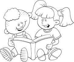 Desenhos De Criancas Lendo Livros Para Colorir Desenhos Para Colorir