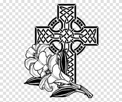 Maybe you would like to learn more about one of these? Easter Sunday April Celtic Cross Clipart Black And White Floral Design Pattern Transparent Png Pngset Com