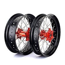 Tarazon For Ktm Supermoto 17 17 Complete Wheels Set Rims Sx Sxf Exc Xc Mxc Sxs Xc F Xc W 125 150 200 250 300 350 380 400 450 500 505 520 525 530 54 Projekter