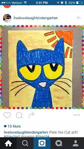 E50a696b2513e8cf86a20a829f77b1c3 Jpg 640 1 136 Pixels Pete The Cat Art Kindergarten Art Lessons Kindergarten Art Projects