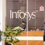 Infosys profit sequentially, maintains full-year