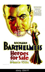 HEROES FOR SALE, Richard Barthelmess, 1933 Stock Photo