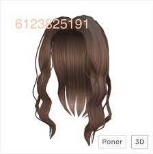 Codes (3 days ago) roblox hair promo codes 2021.codes (3 days ago) roblox hair codes 2021 amazing rewards (tested (51 years ago) in our case, 4753967065 is the code / id for this hair product in roblox.in short, all you need to do is check for the item number that was opened. Brown Wavy Hair In 2021 Brown Wavy Hair Brown Hair Roblox Roblox Codes