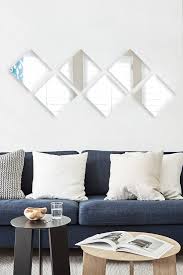 Tablo Center 6 Parcali 20 X 20 Cm Ayna 2020 Kahve Masasi Ev Dekorasyonu Dekor