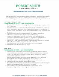 Assistant financial aid officer job description. Financial Aid Officer Resume Samples Qwikresume