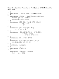Check spelling or type a new query. Kunci Jawaban Un Matematika Sd 2018