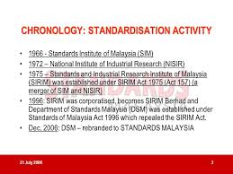 Standards malaysia is an agency under the ambit of ministry of international trade and industry. 21 July Hussalmizzar Hussain Department Of Standards Malaysia Standards Malaysia Tel Fax Ppt Download