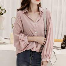 Tidak boleh ada unsur negatif apalagi konten dewasa. 2019 Baru Pacar Desain Baju Atasan Wanita Fashion Lengan Panjang Gaya Korea Pakaian Merah Muda Hijau Putih Tombol Kemeja Blus 3xl 228 Blus Dan Kemeja Aliexpress