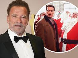 Arnold Schwarzenegger, 77, looks completely unrecognisable with a white  beard as he continues filming as Santa Claus for his new movie The Man With  The Bag