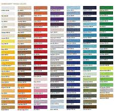 18 Hand Picked Sulky Thread Color Conversion Chart