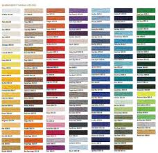 18 hand picked sulky thread color conversion chart