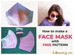 These 5 free face mask patterns use easy to find fabrics and can be sewn up in just a few minutes. Face Mask Pattern Free How To Make Diy Mouth Mask