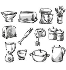 Feel free to explore, study and enjoy paintings with paintingvalley.com Kitchen Appliances Drawing Vector Images Over 3 400