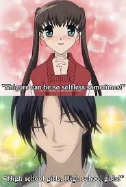 High School Girls High School Girls 1 2 3 High School Girls Xd Tohru And Shigure From Fruits Baske Fruit Basket Fruits Basket Anime Fruits Basket Quotes