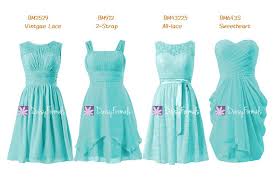 Aqua Bridesmaids Dress Short Knee Length Turquoise Party Dress Collection Mm66 Turquoise Bridesmaid Dresses Short Blue Bridesmaid Dresses Short Short Bridesmaid Dresses