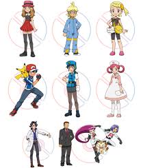 Pokemon X And Y Characters By 3d4d On Deviantart Pokemon Pokemon X Pokemon X And Y
