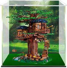 yavso acryl vitrine schaukasten fur lego ideas baumhaus 21318 modell display box creator vitrine baumhaus lego