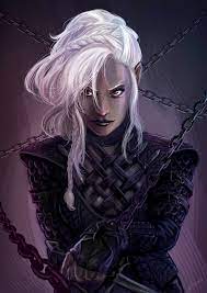 Angkiira Yril Lysaen Character Portraits Dark Elf Character Art