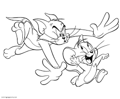 These pumpkin coloring pages are great for halloween, fall, and thanksgiving. Tom Chasing Jerry Coloring Pages Tom And Jerry Coloring Pages Coloring Pages For Kids And Adults