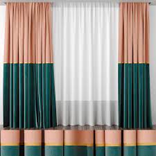 Peach shower curtains, fruit citrus peach thick fabric curtain, peach shower curtain for bathroom, modern art peaches shower curtain joyjnatyamim 4.5 out of 5 stars (175) sale price $37.39 $ 37.39 $ 41.55 original price $41.55 (10% off. Curtains Peach And Emerald 50 50 113062 3d Model Download 3d Model Curtains Peach And Emerald 50 50 113062 113062 3dbaza Com