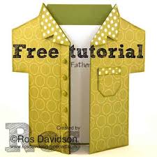 Cards for dad creative birthday cards birthday gifts for boyfriend diy handmade birthday cards your cards diy cards for dad diy cards for friends diy cards for boyfriend diy. Free Tutorial Fathers Day Shirt Card Birthday Cards For Men Fathers Day Cards Card Tutorials