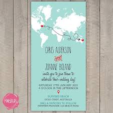 Destination Wedding Invitation Map World Travel Theme Custom Destination Wedding Invitations Map Wedding Invitation Destination Wedding Invitations Map
