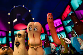Frank (seth rogen) the sausage, brenda (kristen wiig) the hot dog bun, teresa taco and sammy bagel jr. Sausage Party Review Seth Rogen S Dark Search For Meaning Eater