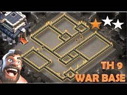 On our website you can find the base plans freely sought on the internet as well as the other useful information about the clash of clans game. Th 9 Town Hall 9 Anti 2 Stars War Base 2018 Clash Of Clans Youtube