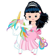 See unicorn logo stock video clips. Vector Illustration Featuring A Princess Riding A Unicorn Vector Illustration Unicorn Photos Vector Art Illustration