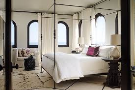 Upholstered in a neutral linen color with gold accents with details that include straight geometrical lines, exposed nailheads and hardware, and an antiqued black finish, it has an industrial. Canopy Bed Ideas 10 Styles Perfect For Your Home Decor Aid