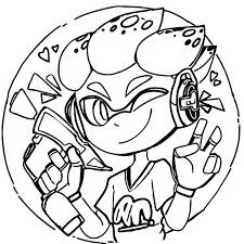 With the end goal to make splatoon 2 coloring pages you have to send an image to print. Coloring Page Splatoon Gloves 8