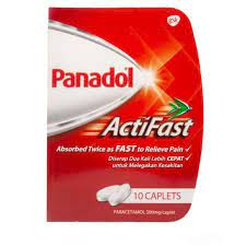 Untuk menghilangkan sakit dan boleh mengurangkan panas badan jika demam(tulak yg pemanas lah ah) Jual Panadol Actifast Obat Pereda Rasa Sakit Dan Demam 10 Caplets Murah Juni 2021 Blibli