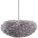 Amazon.com: SHPEHP Gray Feather Pendant Light E27 Hanging ...