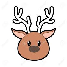I hope you and your kids will enjoy our drawings. Full Color Reindeer Head Cute Animal Character Royalty Free Cliparts Vectors And Stock Illustration Image 95518745