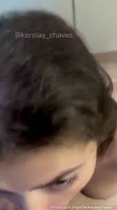 Kerolay Chaves chupando fuerte y recibiendo semen en su boca - Porno Rancho