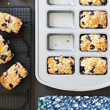 Mini Blueberry Streusel Loaves Recipe Mini Loaf Pampered Chef Chef Recipes