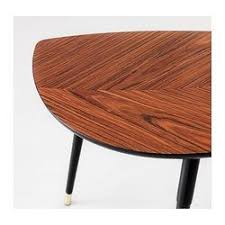 Lovbacken Medium Brown Side Table 77x39 Cm Ikea Side Table Interior Design Living Room Decor Kidney Table