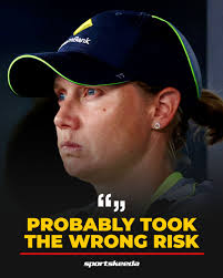 Alyssa Healy expresses regret over...