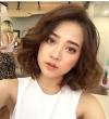 Neck Length Korean Curly Short Hair