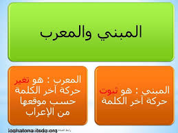 المبنى والمعرب Https Loghatona Itsgd Org اللغة العربية للطلاب والمعلمين Facebook