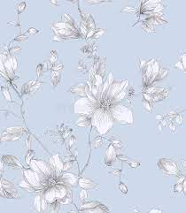 Abstract ornamental flourish wallpaper with flowers. Floral Seamless Pattern Can Be Used For Wallpaper Website Background Textile Printing Stock Photo Illustration Of Backgroundspring Blue 164788832