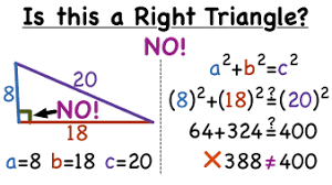 Find the length of the hypotenuse or a leg of a right triangle using the pythagorean theorem. How Do You Determine If A Triangle Is A Right Triangle If You Know Its Sides Virtual Nerd