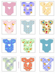 Use these thank you tags and tie one to each gift. Free Printable Onesie Gift Tags For Baby Shower Gifts