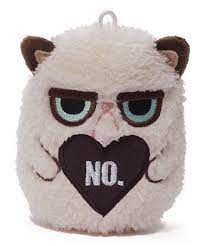 Grumpy Cat No Heart Mini Plush Zulily Grumpy Cat Cranky Cat Teddy Bear Stuffed Animal