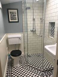 My Finished Bathroom Victorian Floor And Wall Tiles From Topps Lefroy Brookes Shower Burlington S Victorian Bathroom Edwardian Bathroom Traditional Bathroom