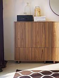 stockholm cabinet with 2 drawers walnut veneer 35 3 8x42 1 8 ikea in 2021 ikea stockholm home decor ikea