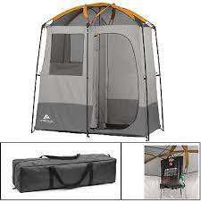 Ozark Trail 2 Room Camping Shower Tent Portable Bath Shelter Outdoors Bathroom Shower Tent Camping Shower Tent
