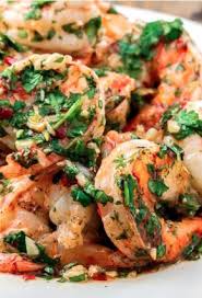 Recette De Crevettes Grillees Sauce A L Ail Roti Et Coriandre Recette Sante Crevette Grillees Ail Healthy Recipes Seafood Recipes Grilled Shrimp Recipes